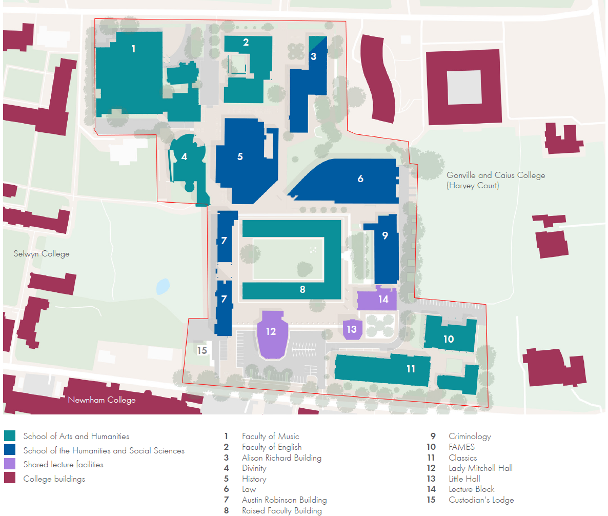 Sidgwick Site Map